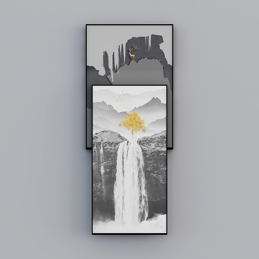 Peinture Structurée Glorieuse - Moderne Minimaliste - LALB-30597-30127