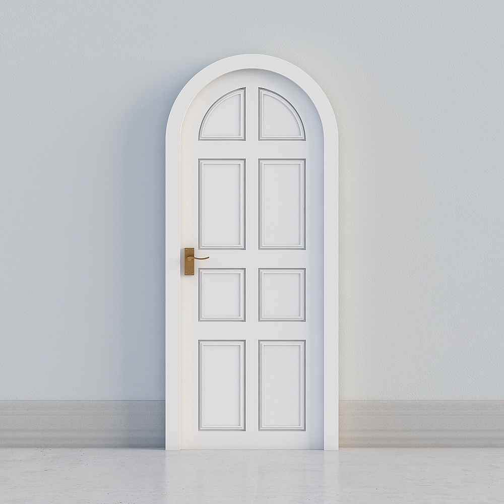 Porta ad Arco Bianco Classico