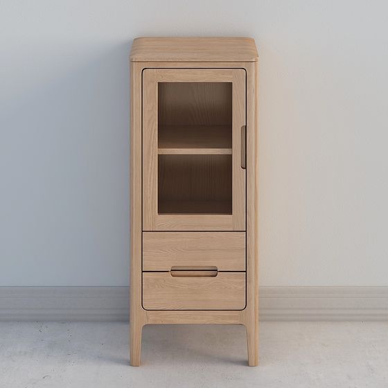 Urban Corner Display Cabinet 3D model