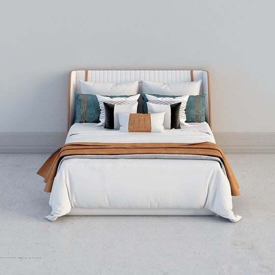 Urban Comfort Bed 3D model