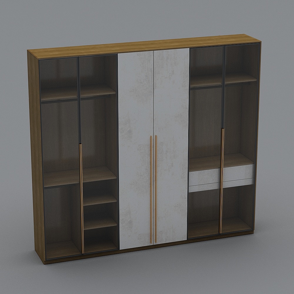 Light luxury cabinet body-11
