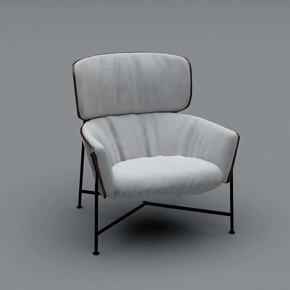 Light luxury sofa-chair-4