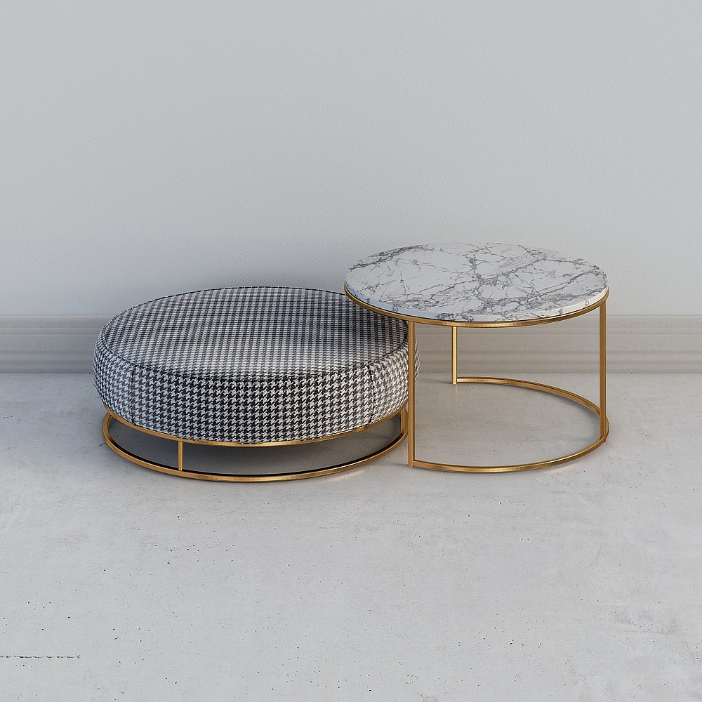 Canapé léger luxueux - Table basse-10