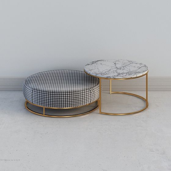 Canapé léger luxueux - Table basse-10