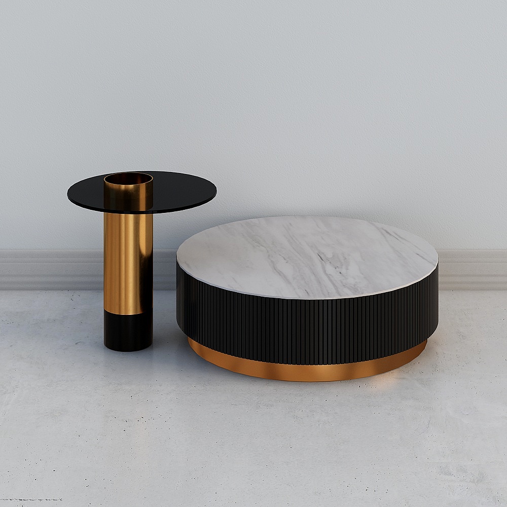 Canapé léger luxueux - Table basse 18