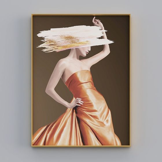 Abstract Dancer 3D Model for Artistic Creations