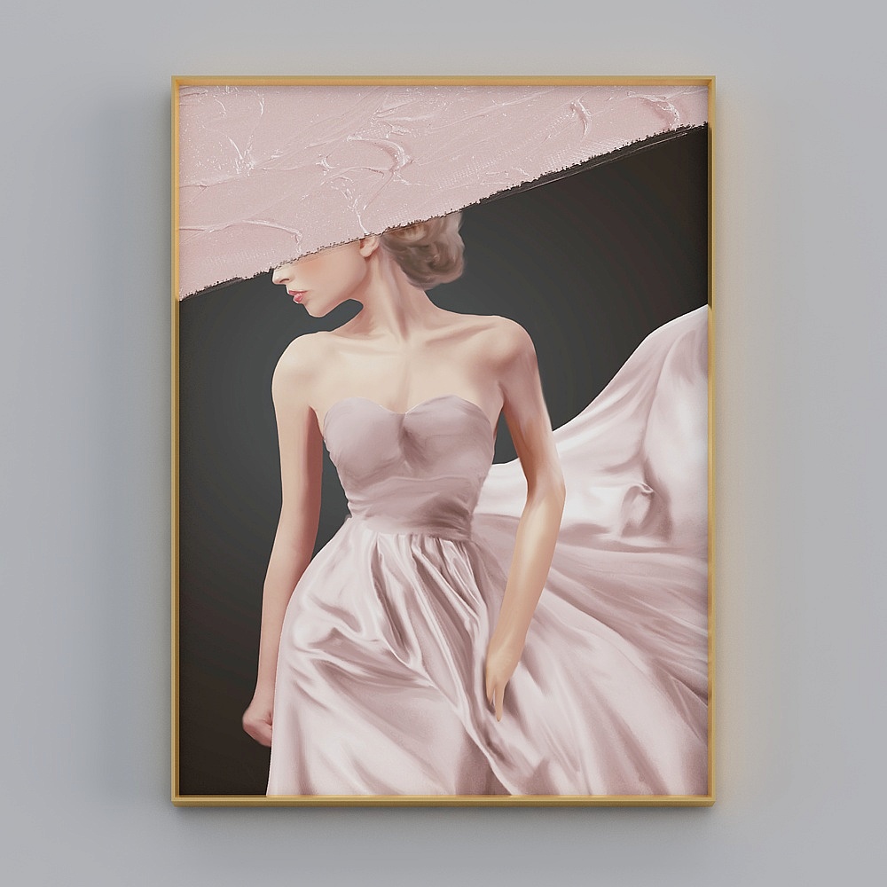 Courtesy full house with painting - modern living room decoration painting - living room entrance single - the era of fenghua F