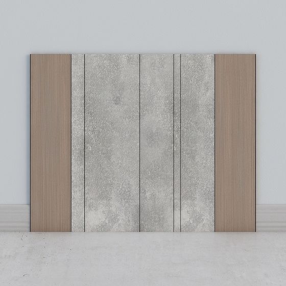 Artistic Wall Panel 3D model for Modern Interiors