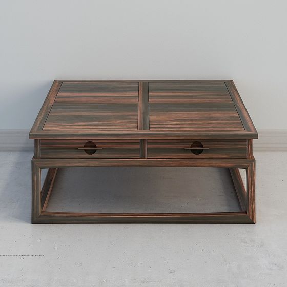 Urban Wooden Coffee Table 3D model