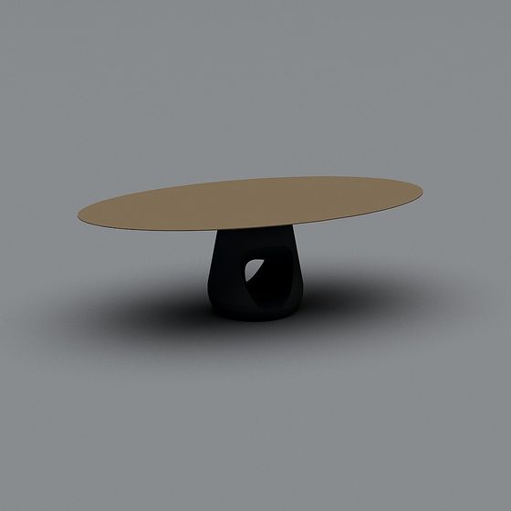 Stylish Suspended Round Table 3D model
