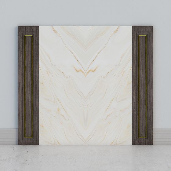 Elegant 3D Model Door Panel Design