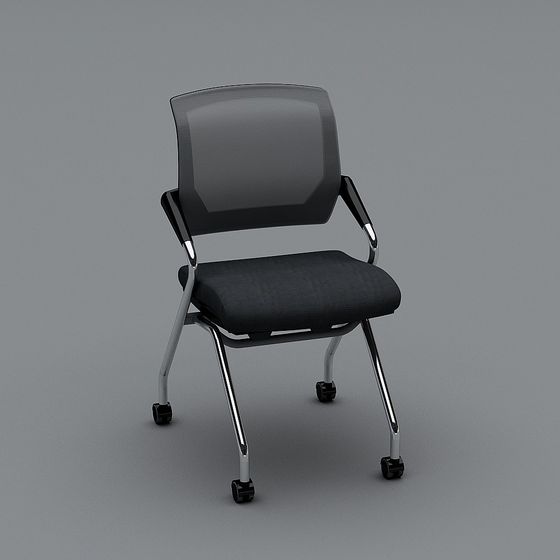 Elegant Low-Poly Office Chair 3D Model