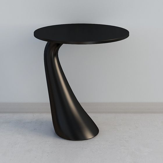 Sleek Polygonal Side Table 3D model