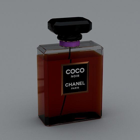 Chanel Coco Noir Perfume Bottle 3D Model