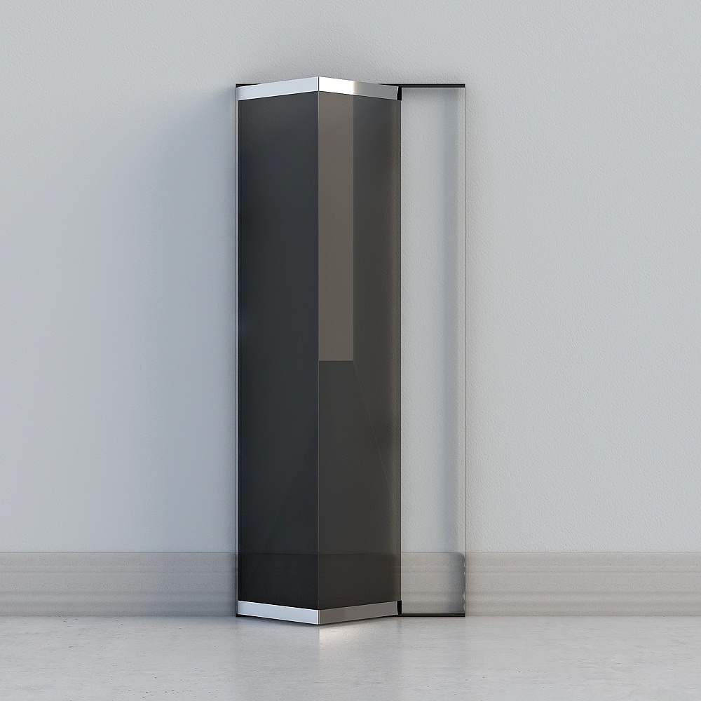 Stylish Glass Porch 3D model