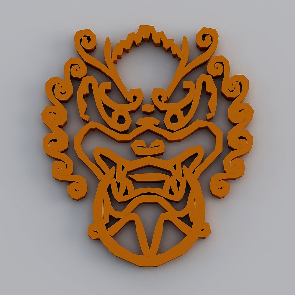 Oriental Divine Beast 3D Model