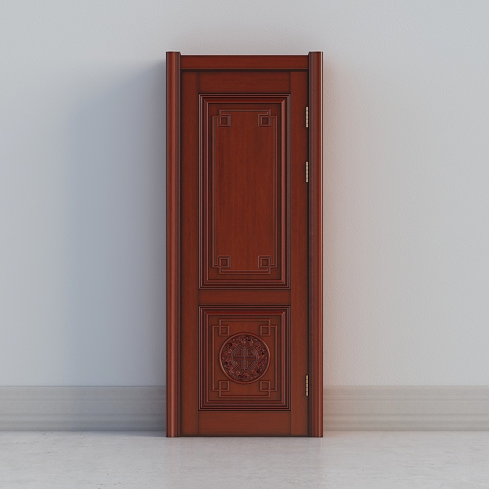 traditional european brown wooden door
