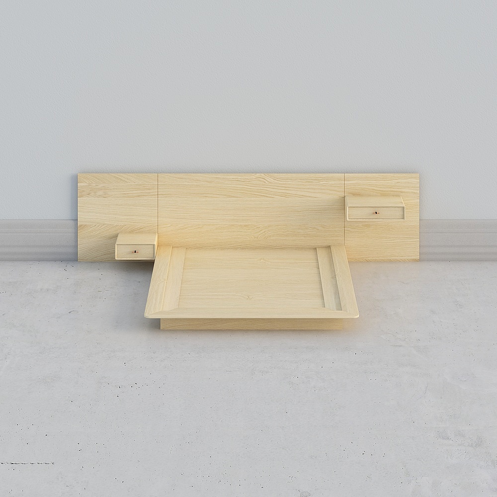 Japanese style low bed