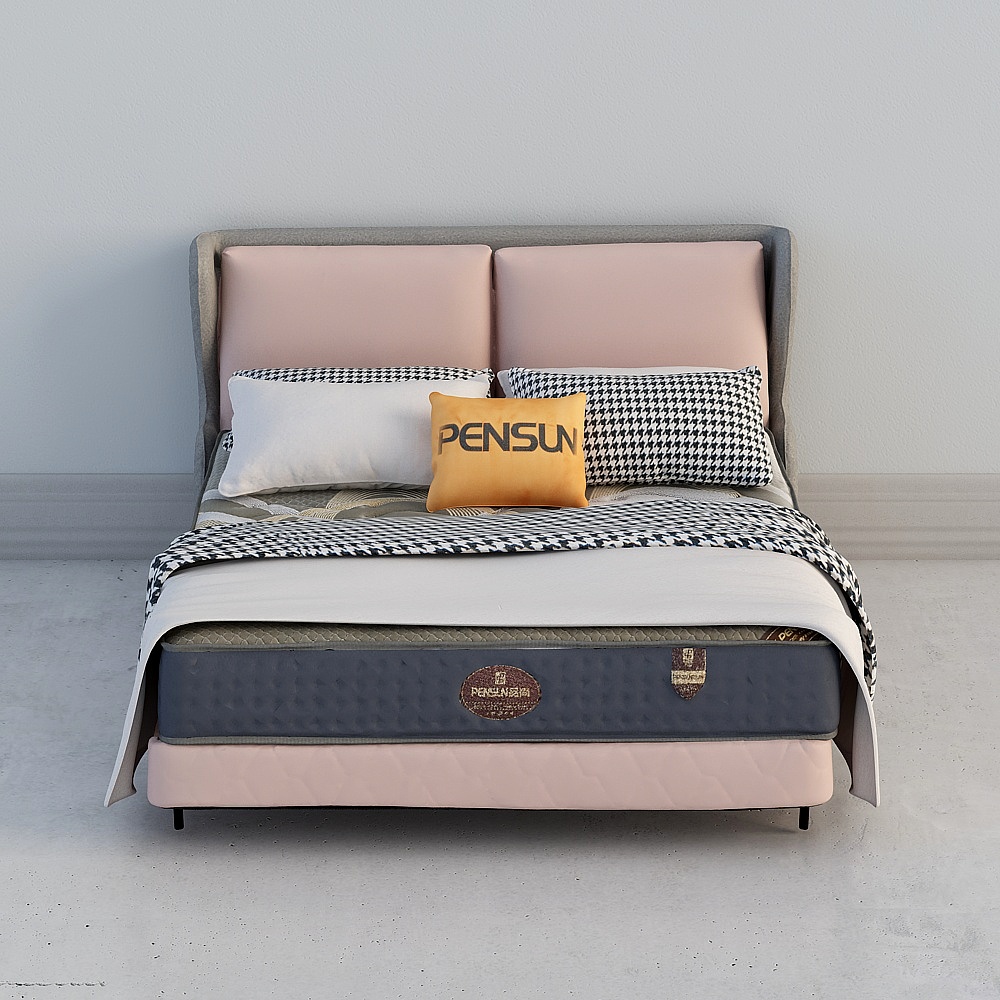 PENSUN Modern Bed 3D Model