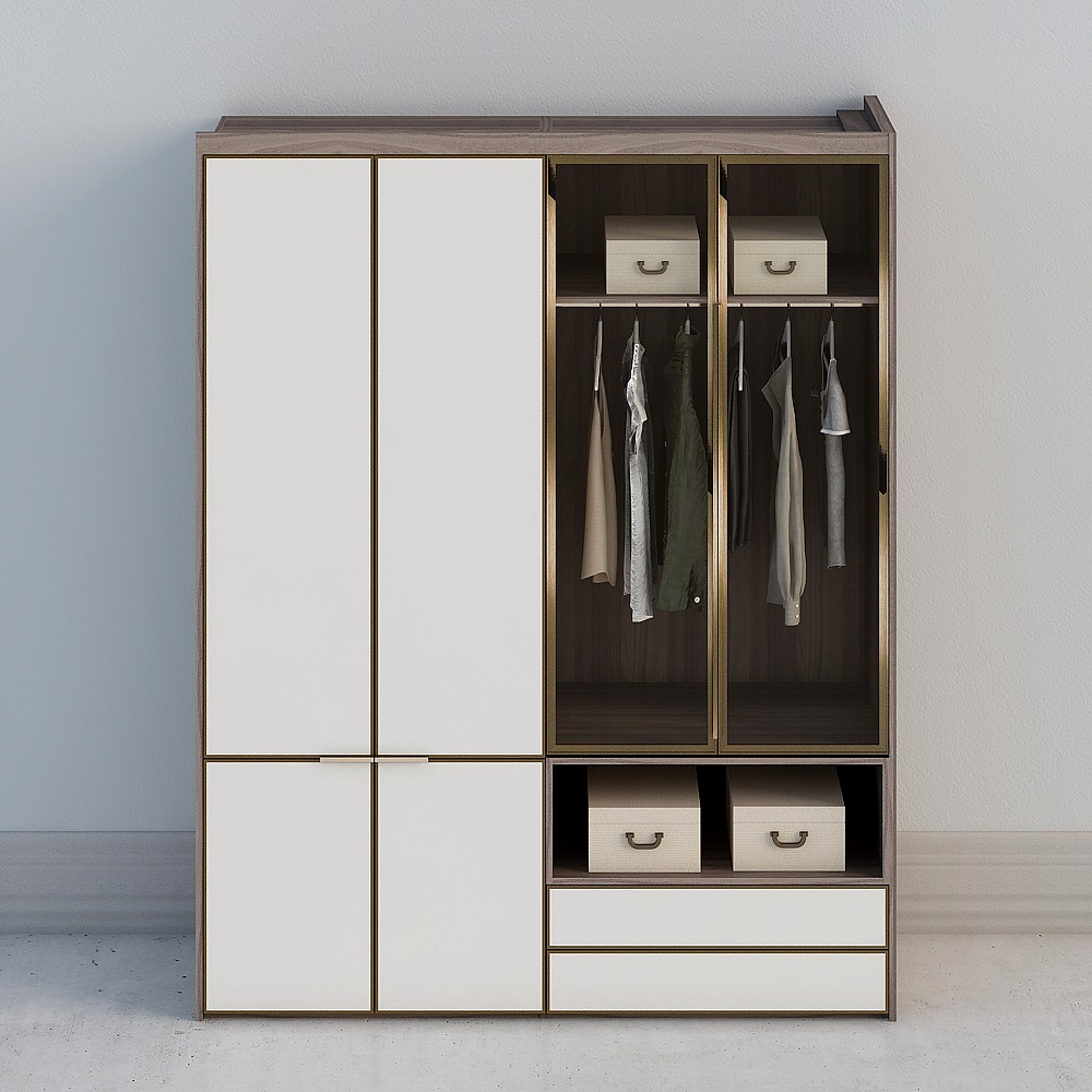 ชุดไม้ - ตู้เสื้อผ้าห้องนอนหลัก