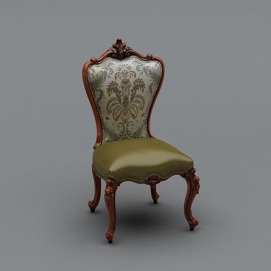 Elegant Vintage-Modern Chair 3D model
