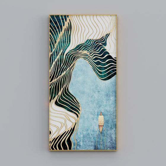 Sea Dream 3D model with Sailing Boat