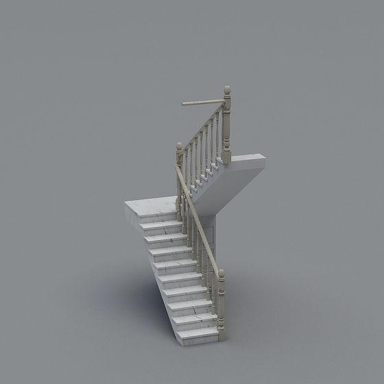 Classic Staircase 3D model