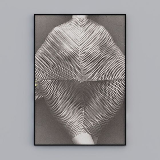 Origami Art Fan 3D model