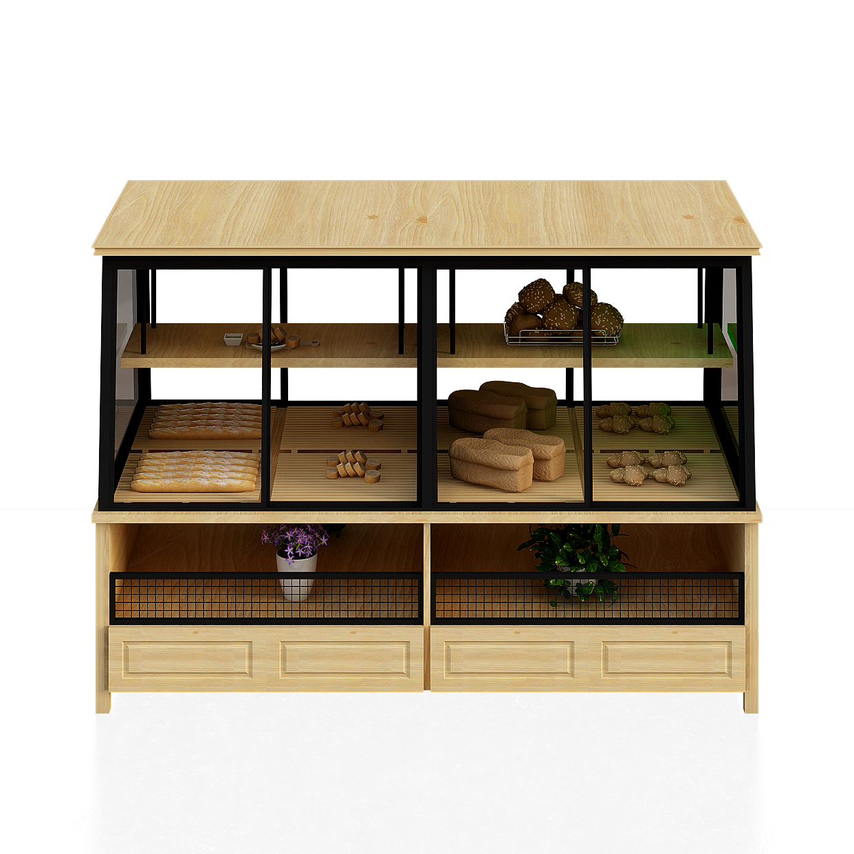 Asian Wood Color 3D Model – Textured Wood Design