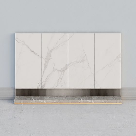 Natural Wood Background 3D Model