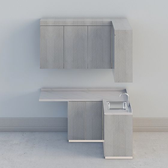 Urban Kitchen Corner 3D model