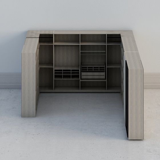 Minimalist Storage Cabinet 3D model
