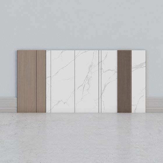 Stylish Minimalist 3D Wall Panel Model