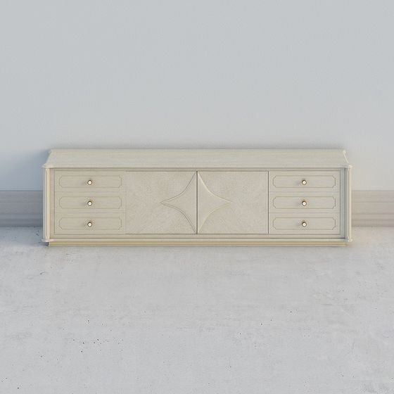 Art Deco Console Table 3D model
