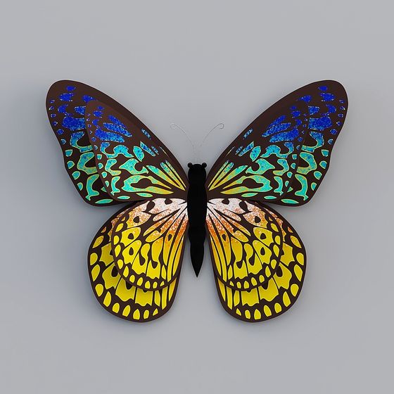 Vivid Butterfly 3D Model - 'Butterfly Shadow'