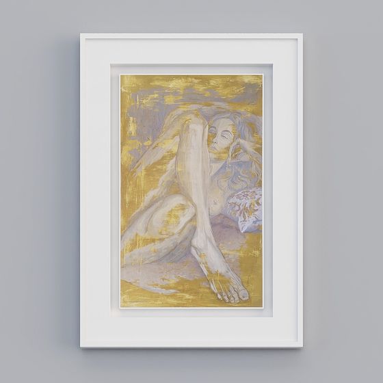 Sleeping Artist 3D model