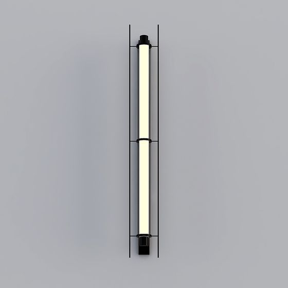 Minimalist Tech-Inspired Wall Light 3D model