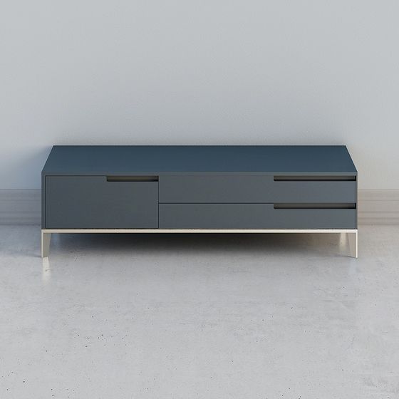 Urban Storage Console 3D model for Modern Living