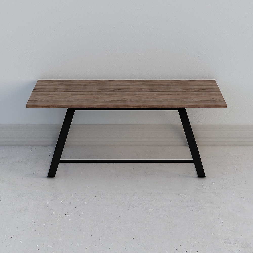 Industrial Style Dining Table 3D model