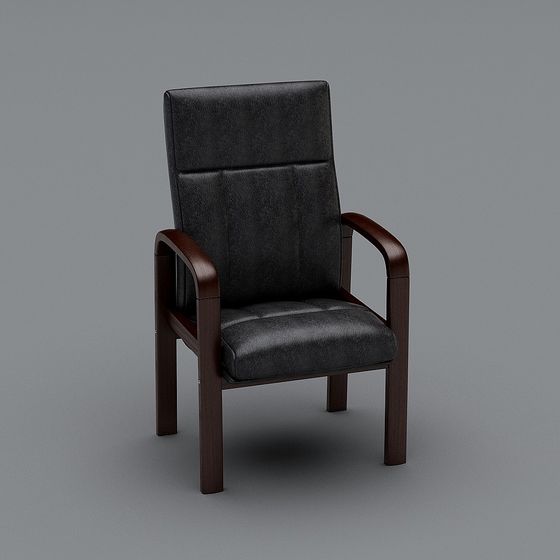 Elegant Low Poly Chair 3D model for Modern Design