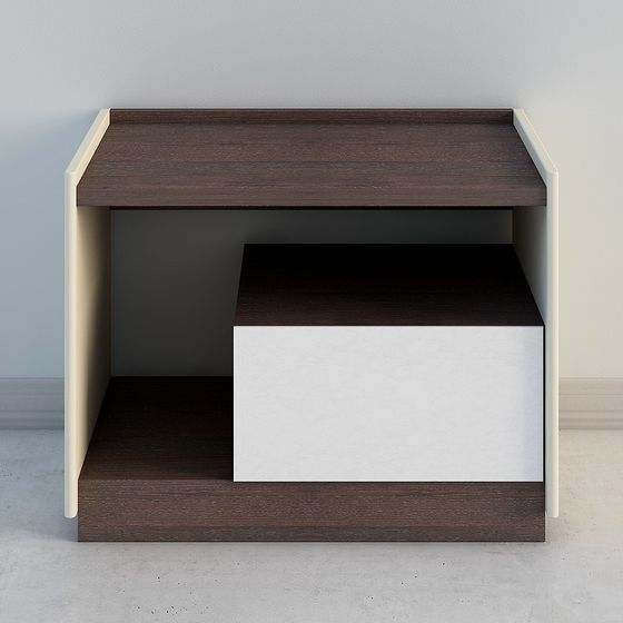 Urban Corner Side Table 3D model for Contemporary Spaces