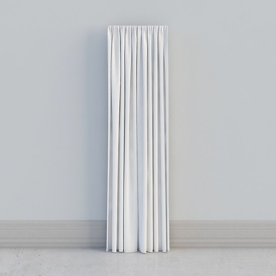 Wrinkled Curtain 3D model