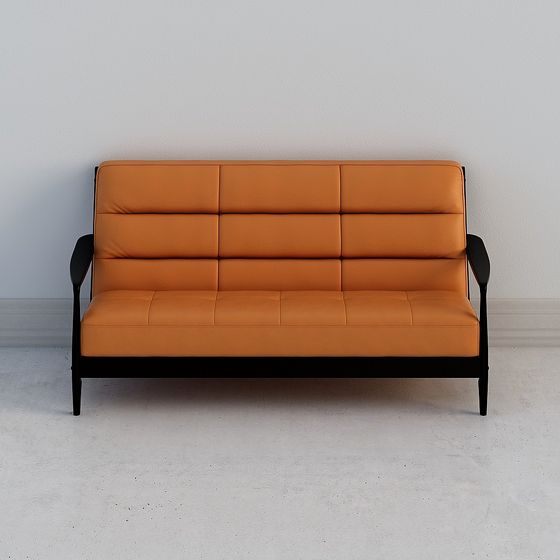 Rich M1 Divano in Pelle in Legno Massello - Bit per Tre Persone