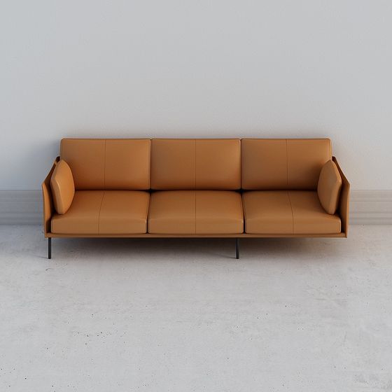 Диван из кожи Look like Jazz - Четыре места