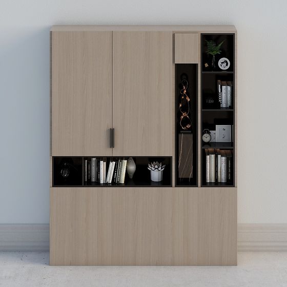 Stylish City Library 3D model for Modern Interiors
