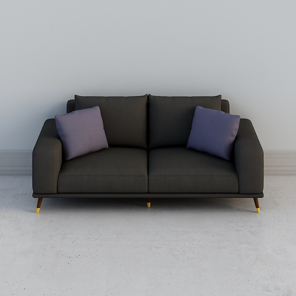 Canapé double moderne modèle 3D gratuit ID_1117925