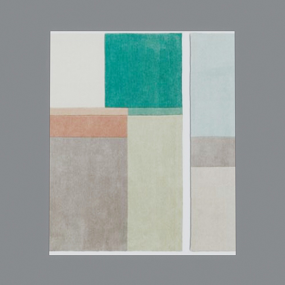 Abstract Puzzle 3D model in Geometric Aesthetics