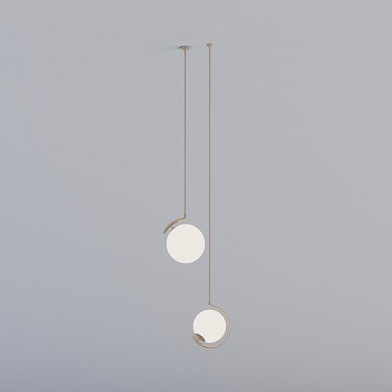 Suspended Dance of Light 3D model