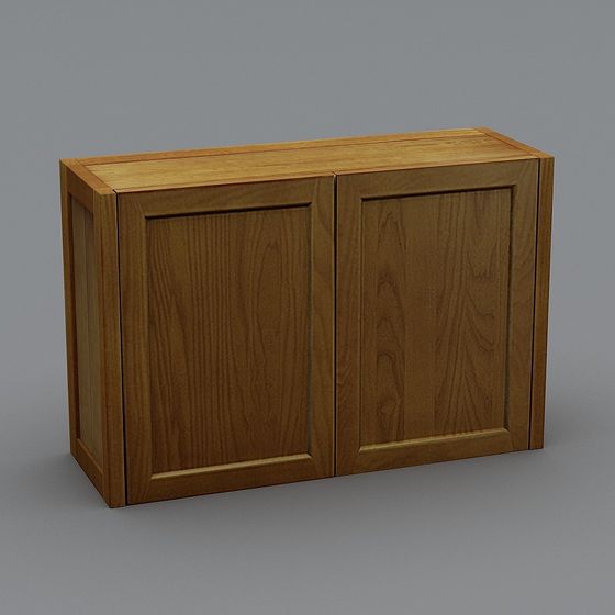 Modern Minimalist Storage Cabinet 3D model