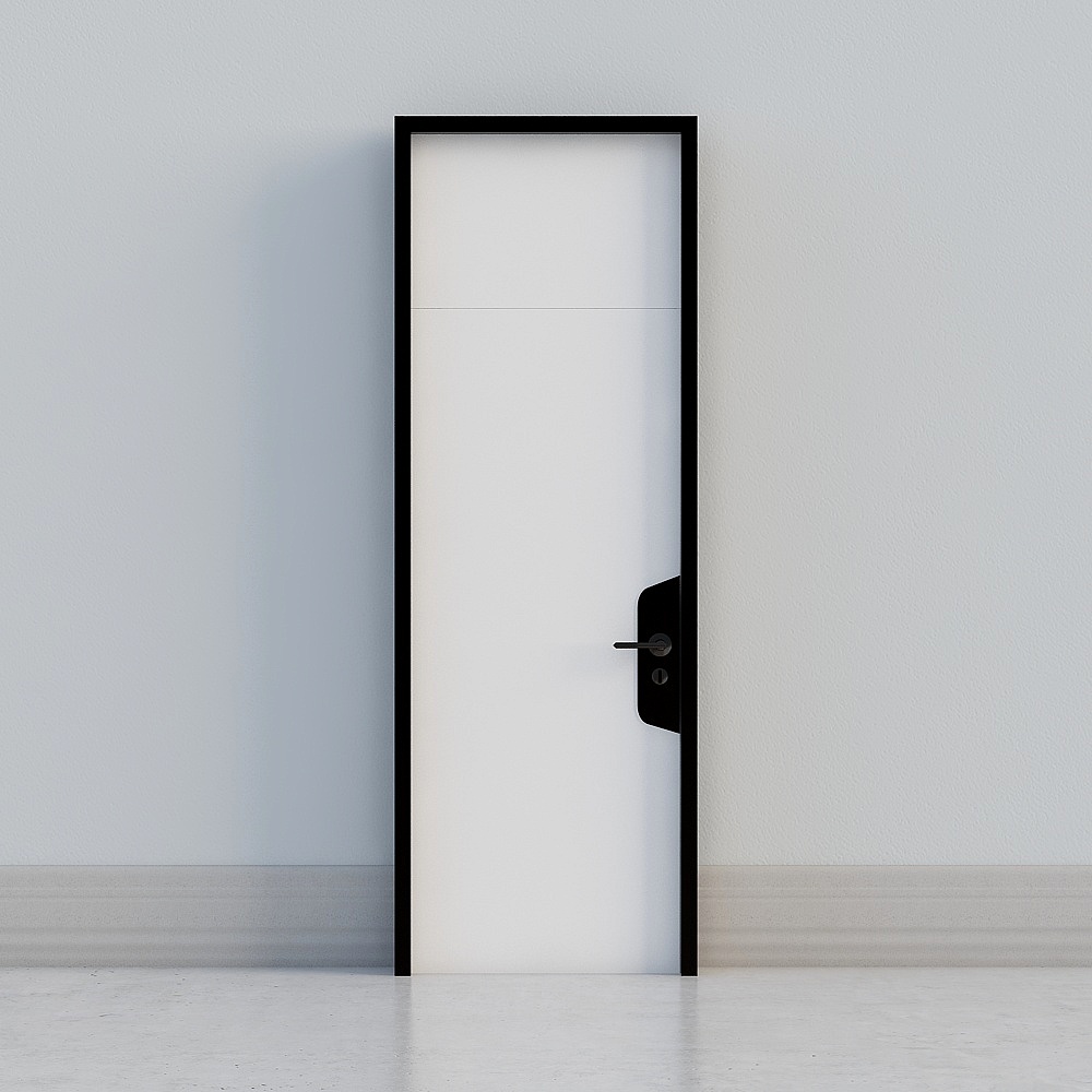 Minimal White Door
